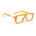 Voyage Victor Orange Wayfarer Eyeglasses for Men & Women (8725MG4645-C2)