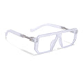 Voyage Victor Transparent Wayfarer Eyeglasses for Men & Women (8725MG4643-C3)