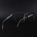 Eyejack Rush Matt Black Square Eyeglasses for Men & Women (1001CL639-C5)