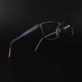 Eyejack Rush Matt Black Square Eyeglasses for Men & Women (1004CL669-C5)