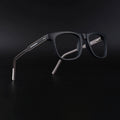 Eyejack Rush Matt Black Square Eyeglasses for Men & Women (1005CL675-C1)