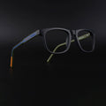Eyejack Rush Matt Black Square Eyeglasses for Men & Women (1005CL679-C5)