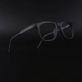 Eyejack Rush Matt Black Square Eyeglasses for Men & Women (1005CL681-C7)