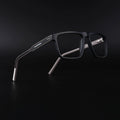 Eyejack Rush Matt Black Square Eyeglasses for Men & Women (1007CL695-C1)