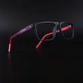 Eyejack Rush Navy Blue Square Eyeglasses for Men & Women (1007CL697-C3)