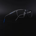 Eyejack Rush Matt Black Square Eyeglasses for Men & Women (1007CL701-C7)