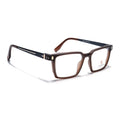 Eyejack Brown Rectangle Eyeglasses for Men & Women (162002FCL2457)