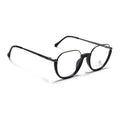 Eyejack Skyline Grey & Black Round Eyeglasses for Men & Women (170202FCL1987-C1)