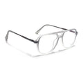 EyeJack Titex Matt Grey Wayfarer Eyeglasses for Men & Women (18903CL353-C6)