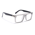 Eyejack Transparent Grey Wayfarer Eyeglasses for Men & Women (2261FCL2157-C2)