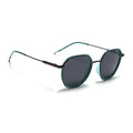 Eyejack Aura Sea Green & Grey Hexagonal Polarized Sunglasses for Men & Women (2503PCL1483)