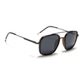 Eyejack Aura Demi Brown & Grey Wayfarer Polarized Sunglasses for Men & Women (2504PCL1498)