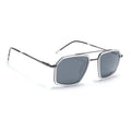Eyejack Aura Transparent & Grey Wayfarer Polarized Sunglasses for Men & Women (2505PCL1507)