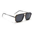 Eyejack Aura Demi Brown & Grey Wayfarer Polarized Sunglasses for Men & Women (2507PCL1528)