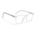 Voyage Thin Light Pink Square Eyeglasses for Men & Women (28806FMG7592)
