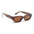 Eyejack Demi Brown Rectangle Sunglasses for Men & Women (3563CL988)