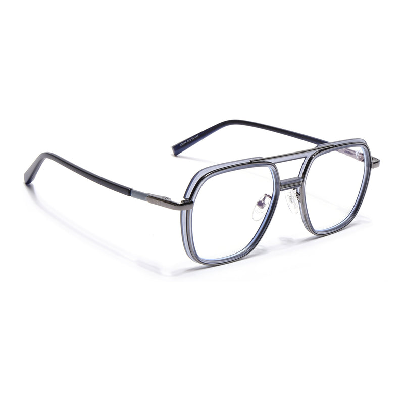 Voyage Grey Wayfarer Eyeglasses for Men & Women (5014FMG6871-C5)