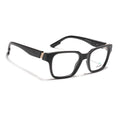 Voyage Black Wayfarer Eyeglasses for Men & Women (52202FMG7690)