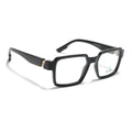 Voyage Black Square Eyeglasses for Men & Women (52205FMG7708)