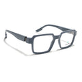 Voyage Grey Square Eyeglasses for Men & Women (52205FMG7709)