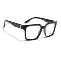 Voyage Black Wayfarer Eyeglasses for Men & Women (52206FMG7714)