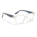 Voyage Matt Transparent Wayfarer Eyeglasses for Men & Women (52206FMG7719)