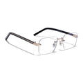 Voyage Golden Rimless Eyeglasses for Men & Women (5G476FMG9264)