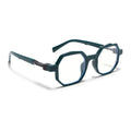 Voyage Green Geometrical Eyeglasses for Men & Women (6126FMG7124-C3)
