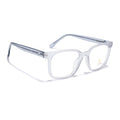 Eyejack Matt Grey Square Eyeglasses for Men & Women (668805FCL2369)