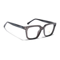 Eyejack Grey Square Eyeglasses for Men & Women (668806FCL2380)