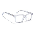 Eyejack Transparent Square Eyeglasses for Men & Women (668806FCL2387)