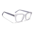 Eyejack Matt Grey Wayfarer Eyeglasses for Men & Women (668810FCL2429)