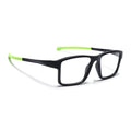 Voyage Active Black Square Eyeglasses for Men & Women (6689MG5674-C4)