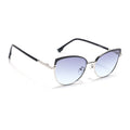 Eyejack Silver & Black Cateye Sunglasses for Women (7005CL830)