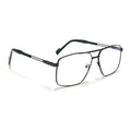 Voyage Black Wayfarer Eyeglasses for Men & Women (73014FMG7072-C1)