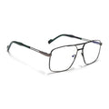 Voyage Silver & Green Wayfarer Eyeglasses for Men & Women (73014FMG7078-C7)