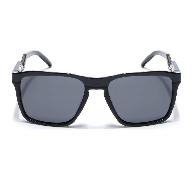 Radar 2.0 | Wayfarer Polarized Sunglasses  Black Lens | Shine Black Frame - PMG6753