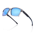 Wayfarer Polarized Sunglasses | Blue Lens | Grey Frame - PMG6763