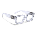 Storm | Transparent Wayfarer Medium Eyeglasses for Men & Women | 86367FMG7164-C1