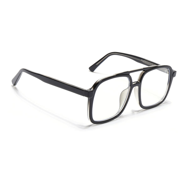 Voyage Maverick Black Wayfarer Eyeglasses for Men & Women (86635MG4153-C1)