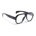 Eyejack Black Oversize Sunglasses for Men & Women (8821CL1097)