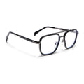 Voyage Black & Grey Wayfarer Eyeglasses for Men & Women (98002MG5271-C1)