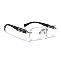 Voyage Golden Rimless Eyeglasses for Men & Women (98524FMG7803)