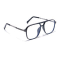 Black Wayferer Eyeglasses for Men & Women (99002FMG6814-C1)