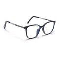 Black Square Eyeglasses for Men & Women (99003FMG6820-C1)