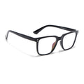 Eyejack Canment Shine Black Square Eyeglasses for Men & Women (CM1005FCL1756-C1)