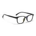 Eyejack Canment Matt Black Square Eyeglasses for Men & Women (CM20020FCL1859-C2)