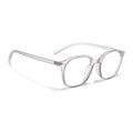 Eyejack Canment Grey Square Eyeglasses for Men & Women (CM2506FCL1812-C3)