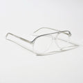 Eyejack Swift Matt Transparent & Grey Aviator Eyeglasses for Men & Women (MB23005CL161-C2)