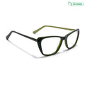 Voyage Glaze Olive Cateye Eyeglasses for Women (FPK26002FMG8101)